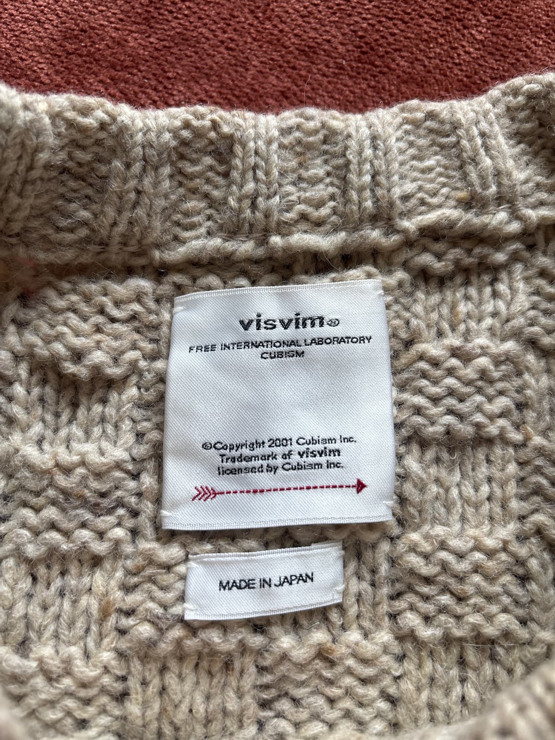 22AW 비즈빔 앰플러스 스웨터 4 사이즈 상품이미지2