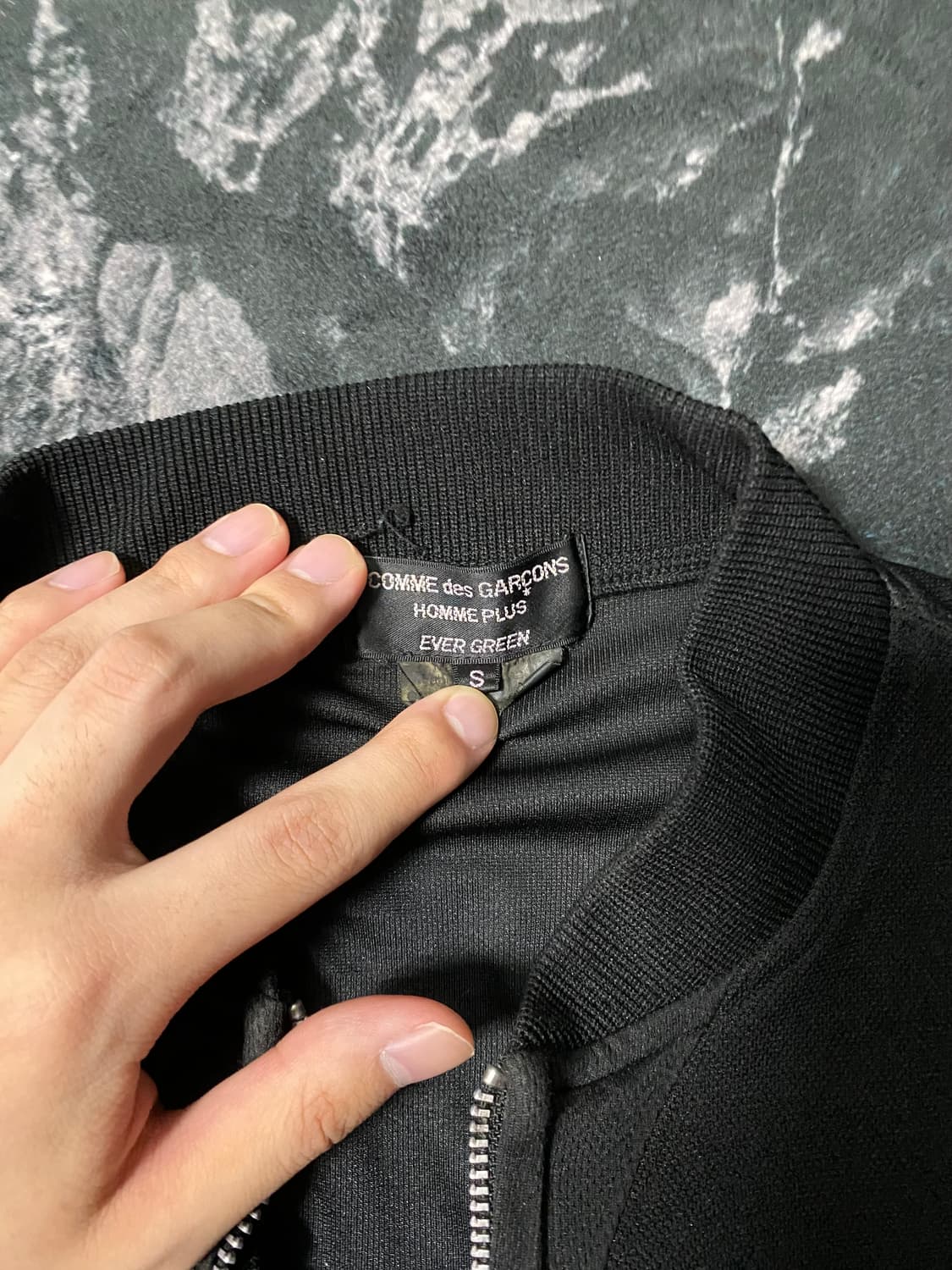 꼼데가르송 옴므 플러스 애버그린 폴리축융 집업 상품이미지3