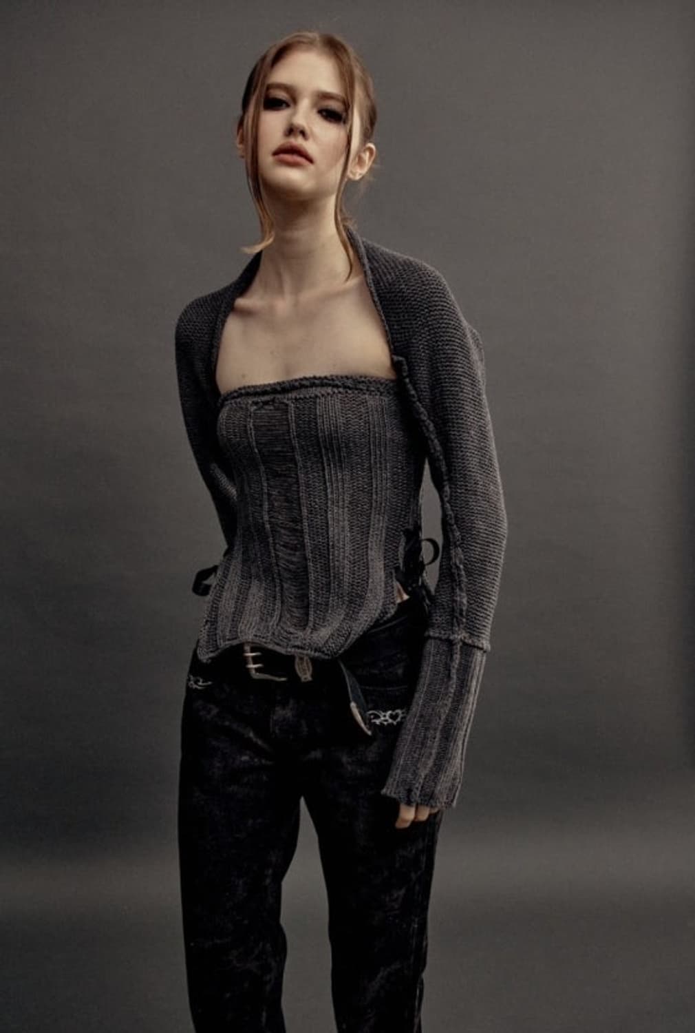 Threetimes 쓰리타임즈 코튼 볼레로 (SET) 상품이미지1