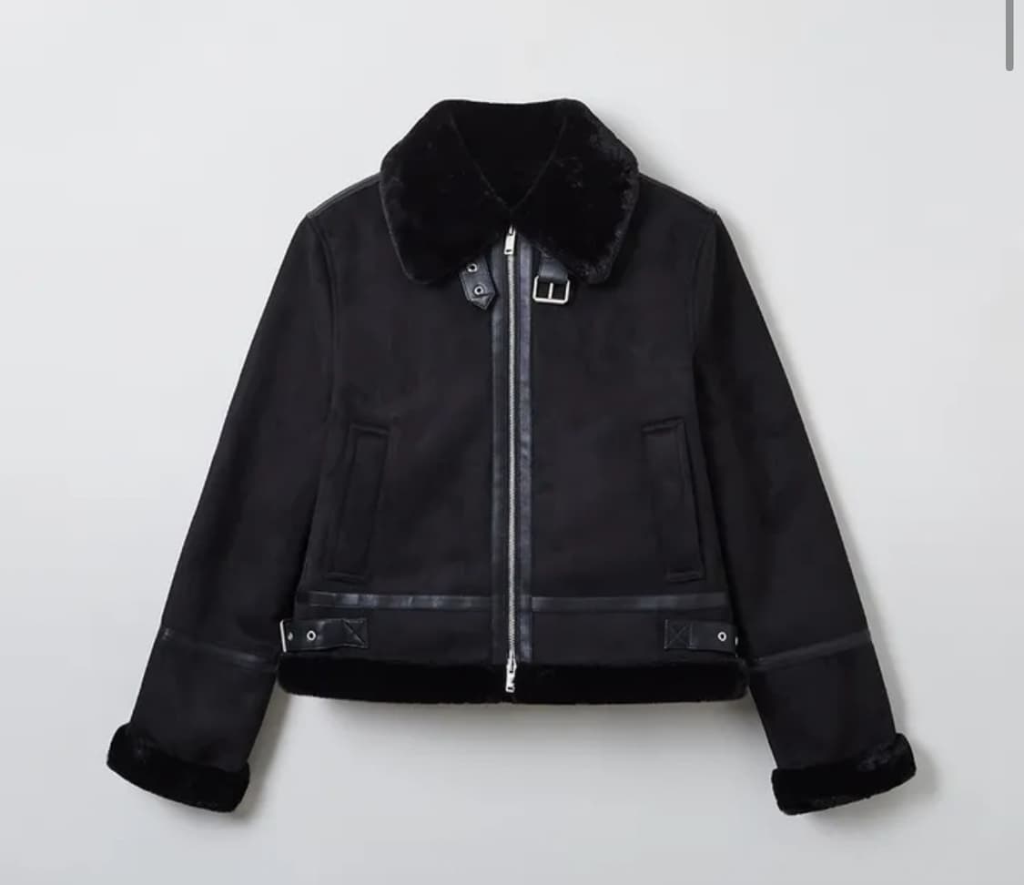 스파오 무스탕 블랙 M(90) 상품이미지1