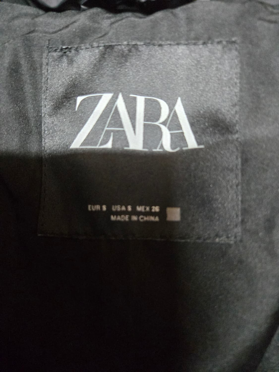 자라 블랙 롱패딩 S 모자퍼X 상품이미지7