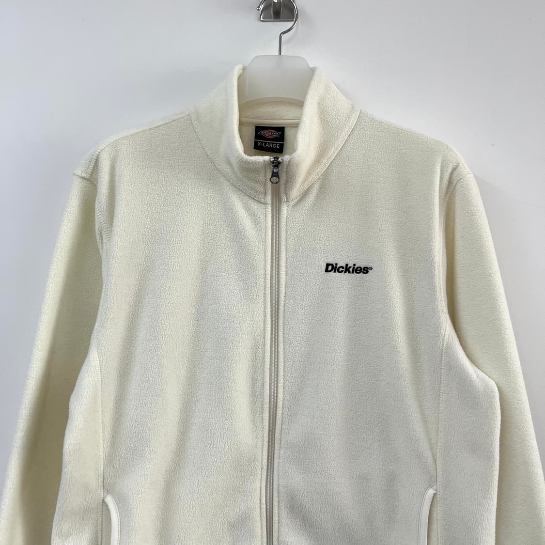 디키즈 자수로고 크림 플리스 후리스 집업 상품이미지4