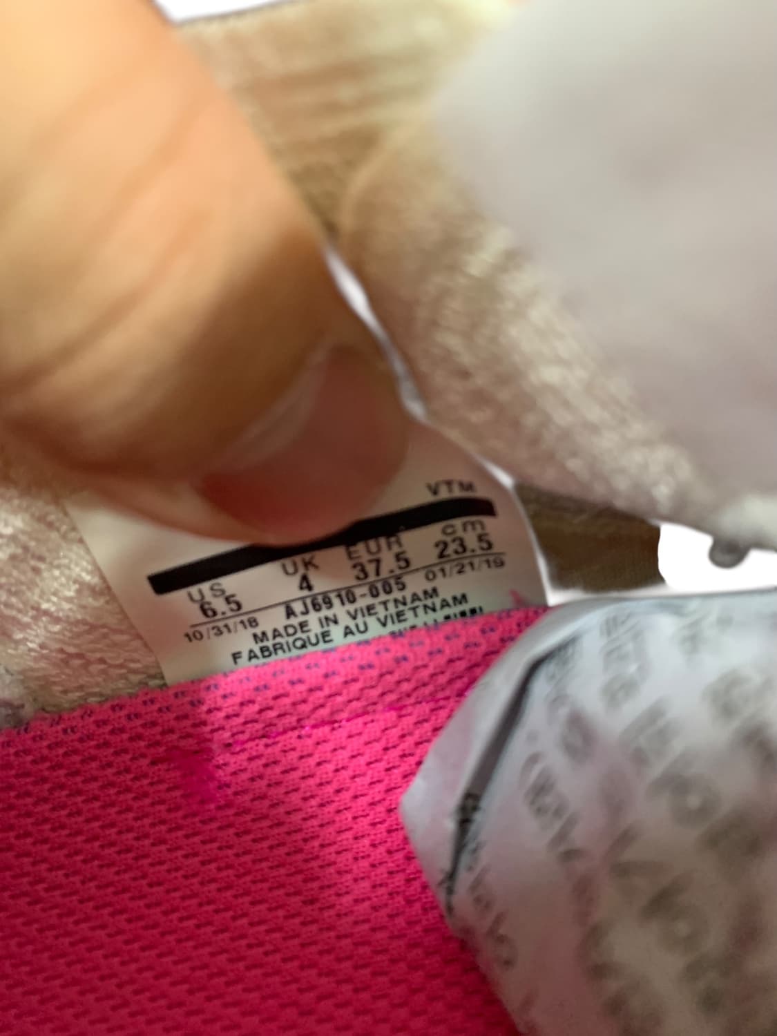 나이키 에어 베이퍼맥스 플라이니트 3 핑크 235 상품이미지7