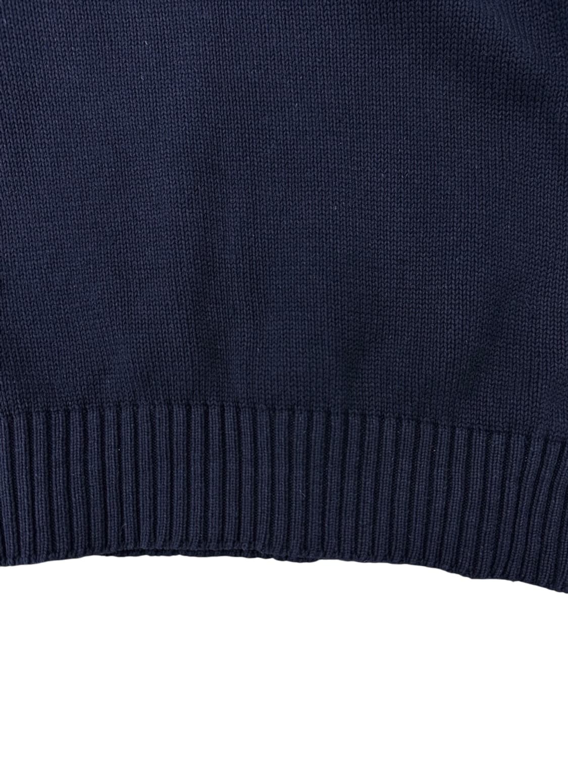 90s 폴로 코튼 니트 네이비 (XL) 상품이미지5