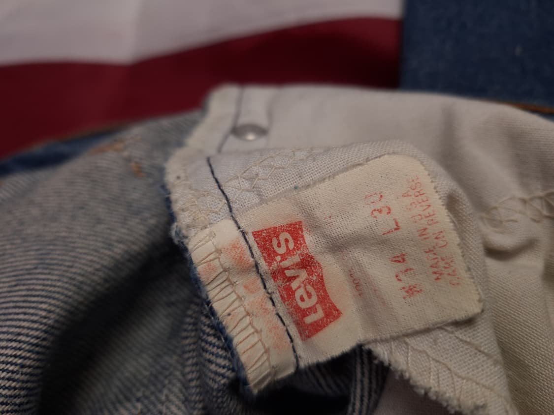 오리지날 80's 미국제조 리바이스 오렌지탭 517 부츠컷 데님진 상품이미지4