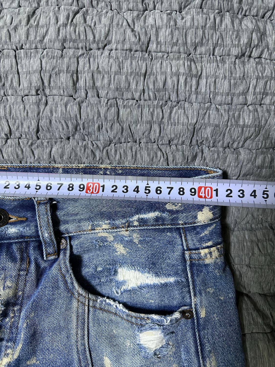 Off-White 크롭핏 청바지 상품이미지9