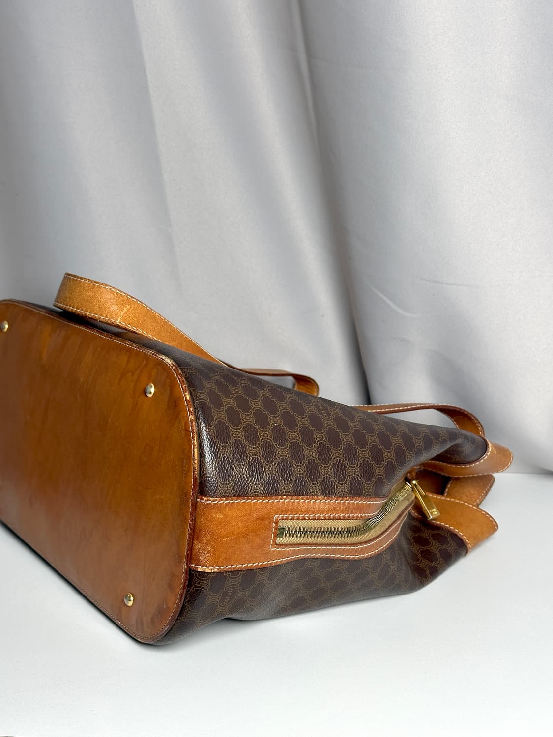 셀린느 빈티지 버티컬 숄더 토트백 남녀공용 상품이미지8