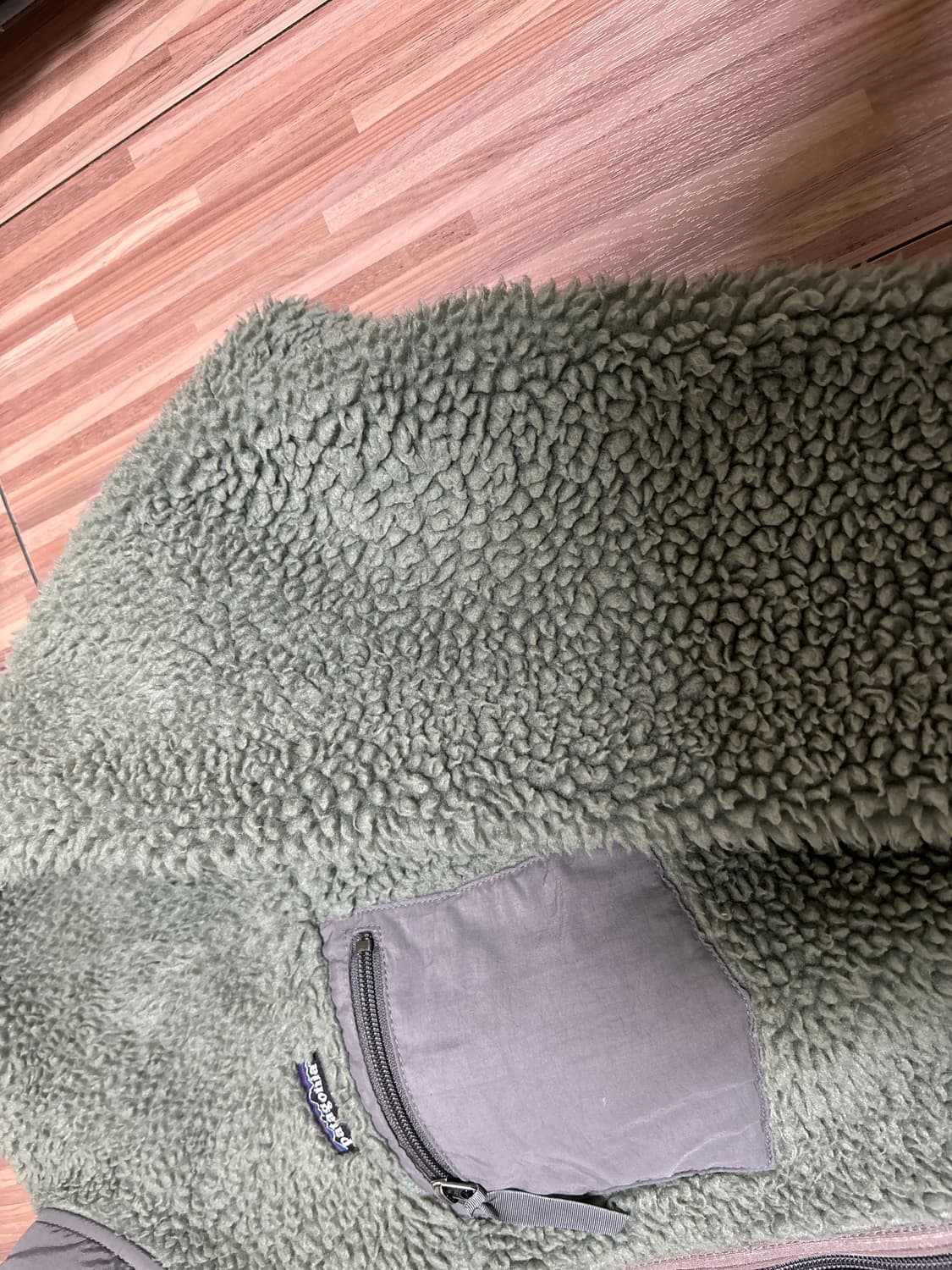 이번주만 M) 빈티지 파타고니아 딥파일 그린 Made in usa 상품이미지5