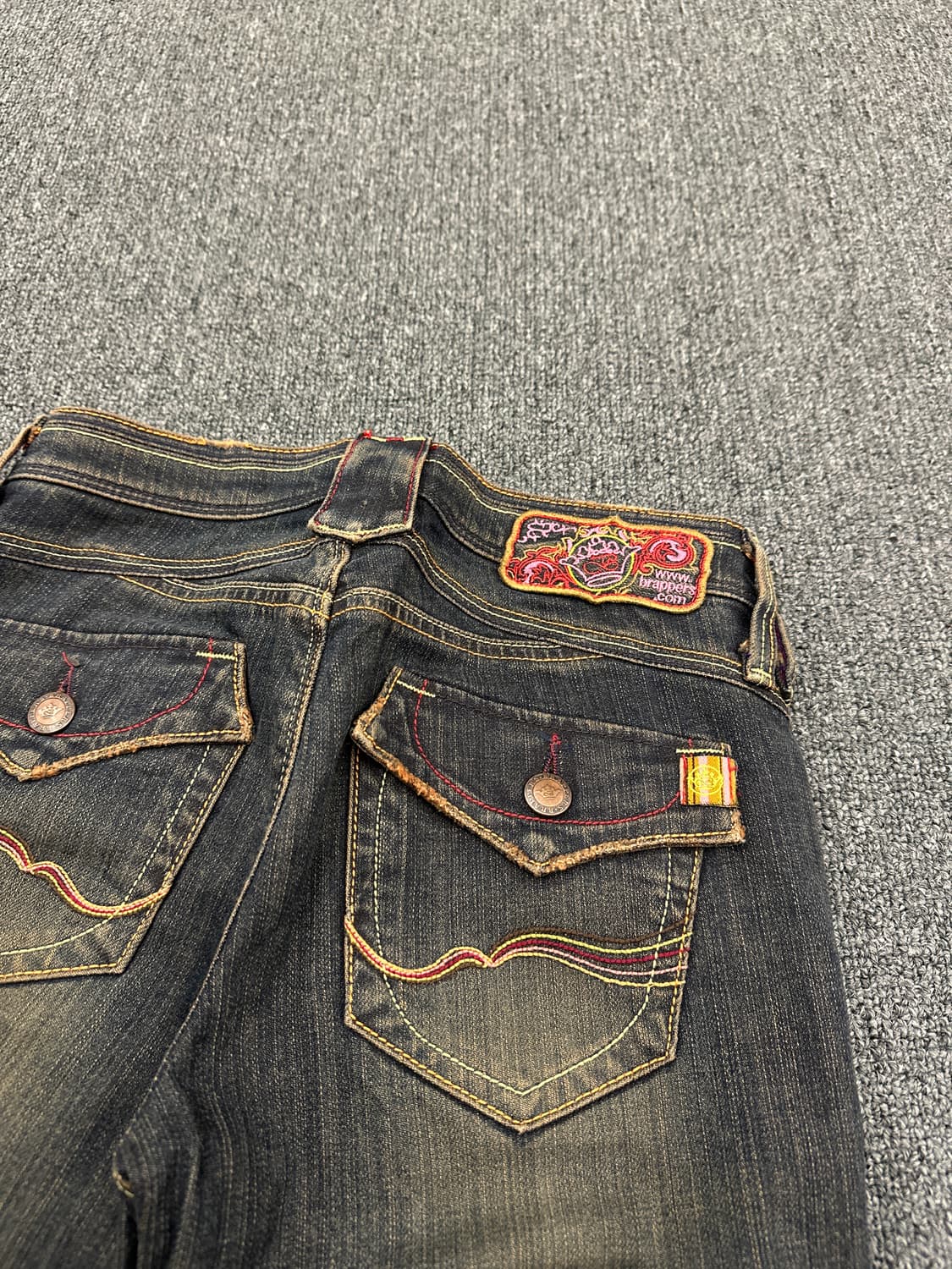 26) 재패니즈 빈티지 워싱 부츠컷 데님팬츠 y2k 상품이미지7