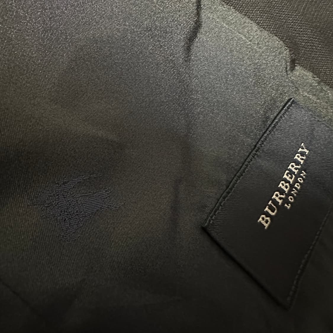 BURBERRY gold button blazer navy 상품이미지4