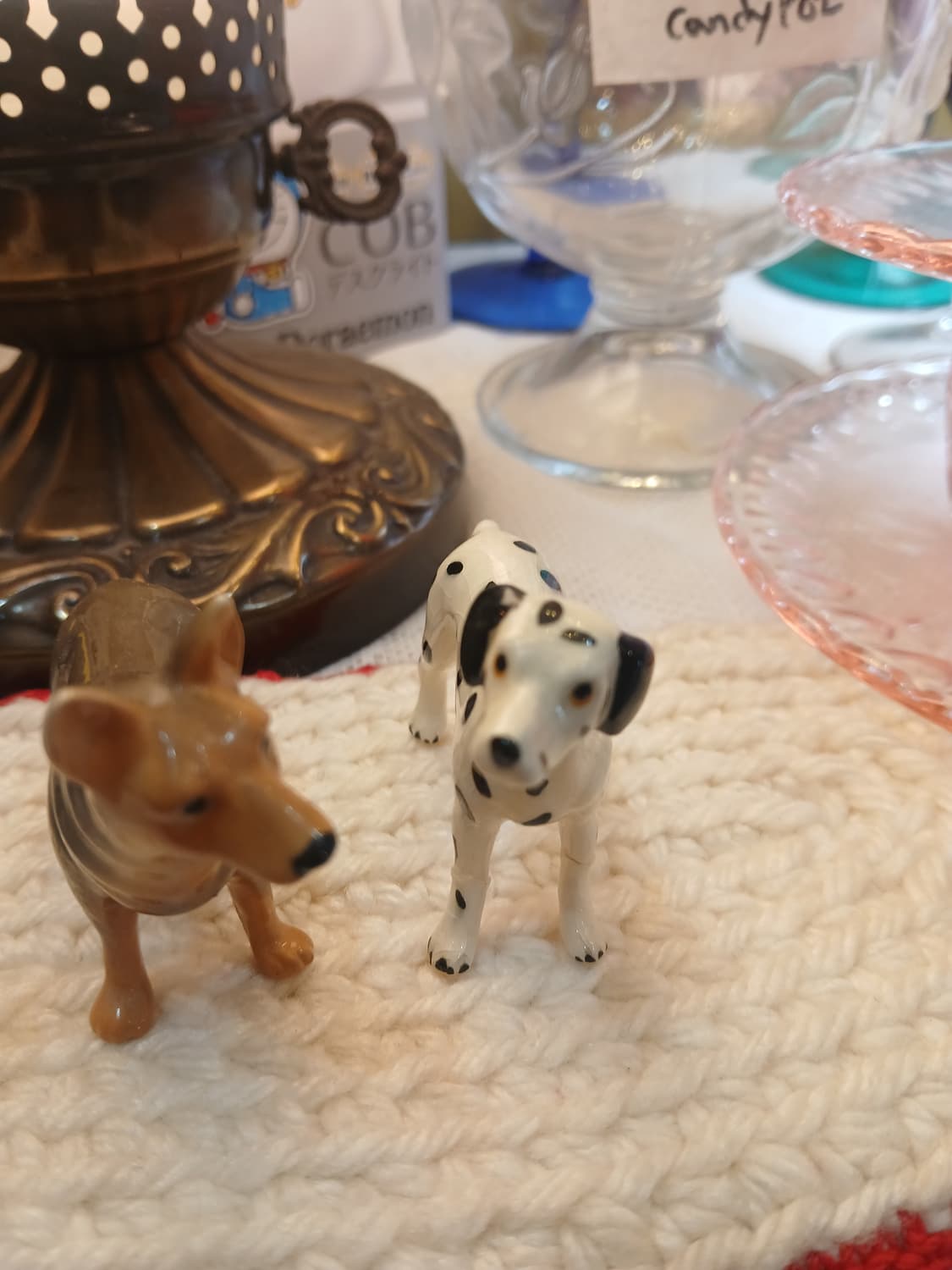 빈티지 도자기 강아지 미니 피규어 상품이미지4