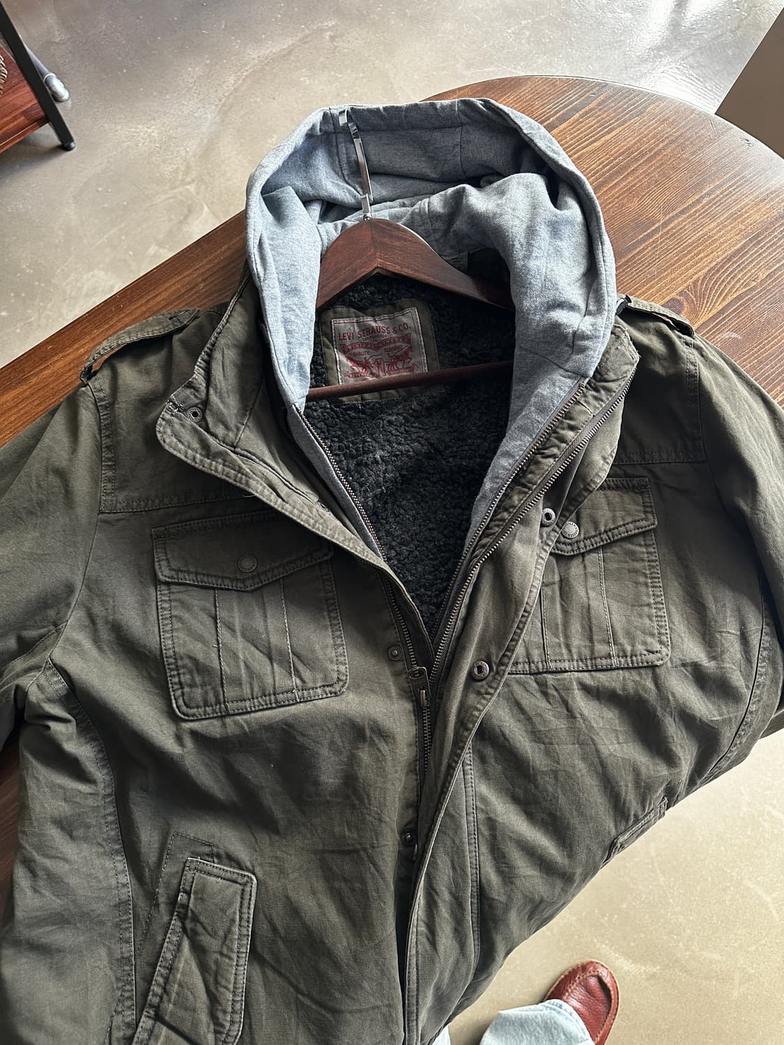 Levis 쉐르파 라이닝 밀리터리 자켓 상품이미지4