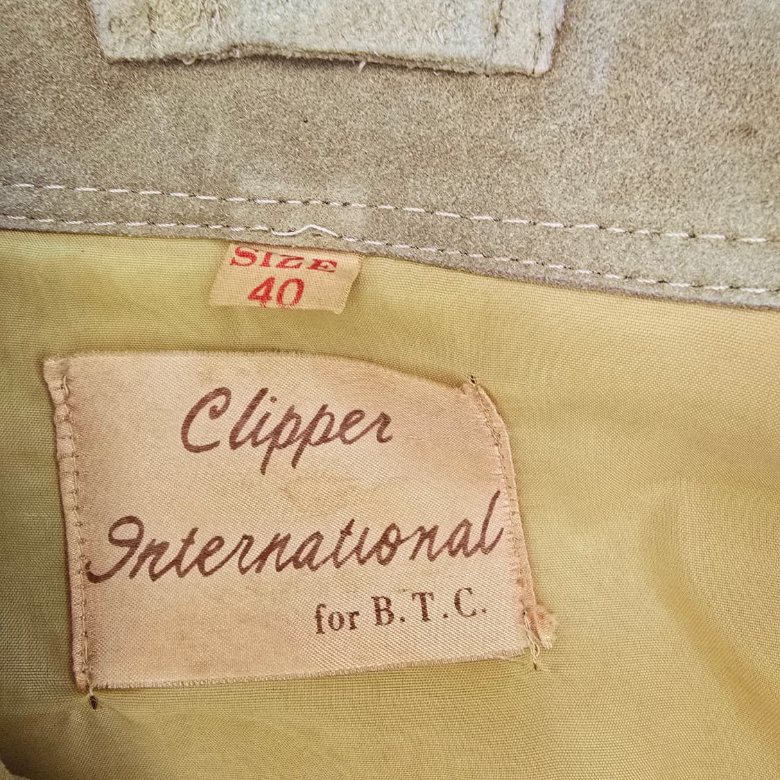 90s 재팬 빈티지 소가죽스웨이드 type 3rd 트러커 자켓 L 상품이미지8