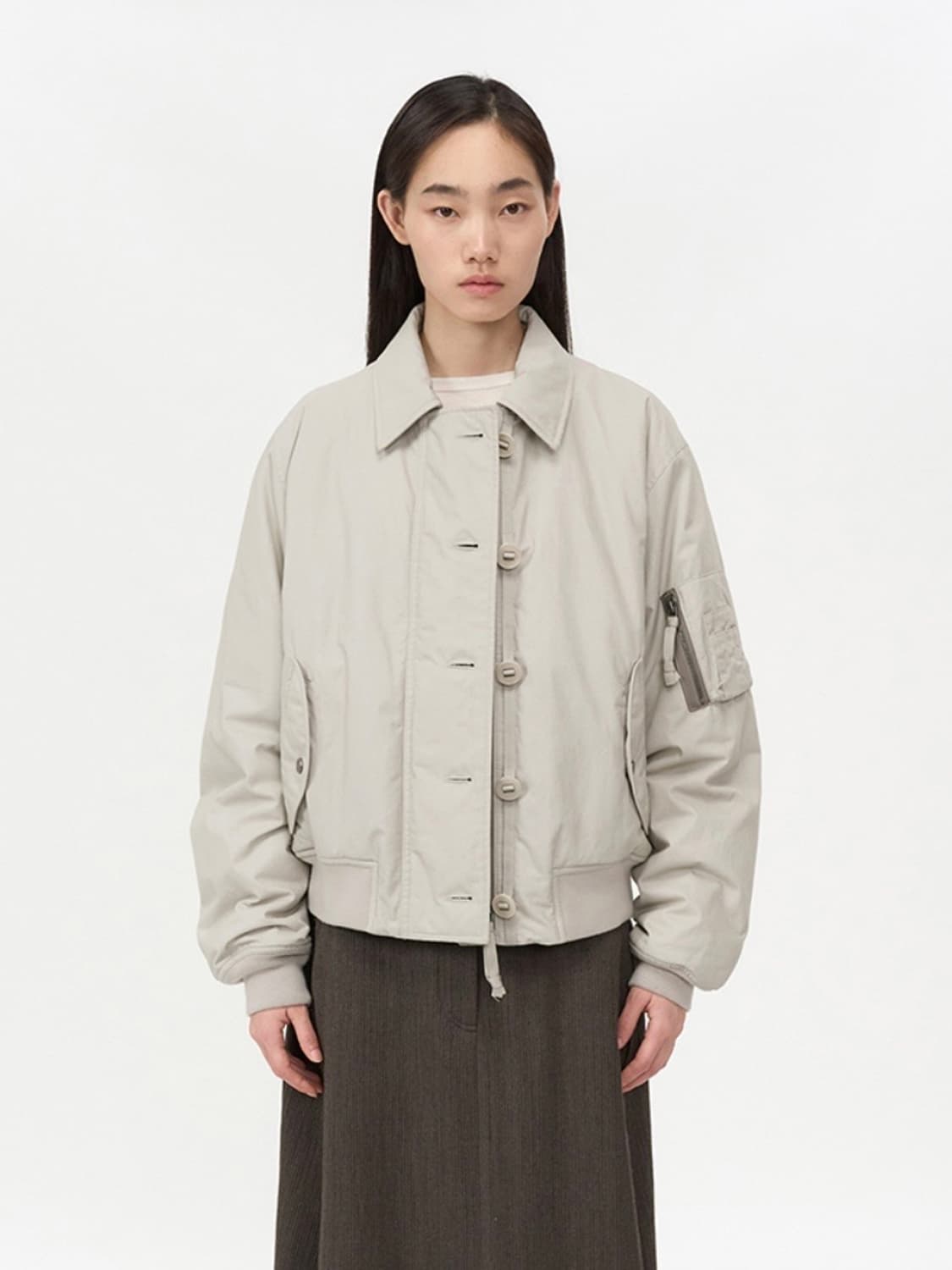 인사일런스 피치 코튼 플라이트 자켓 (품절 상품) 상품이미지1
