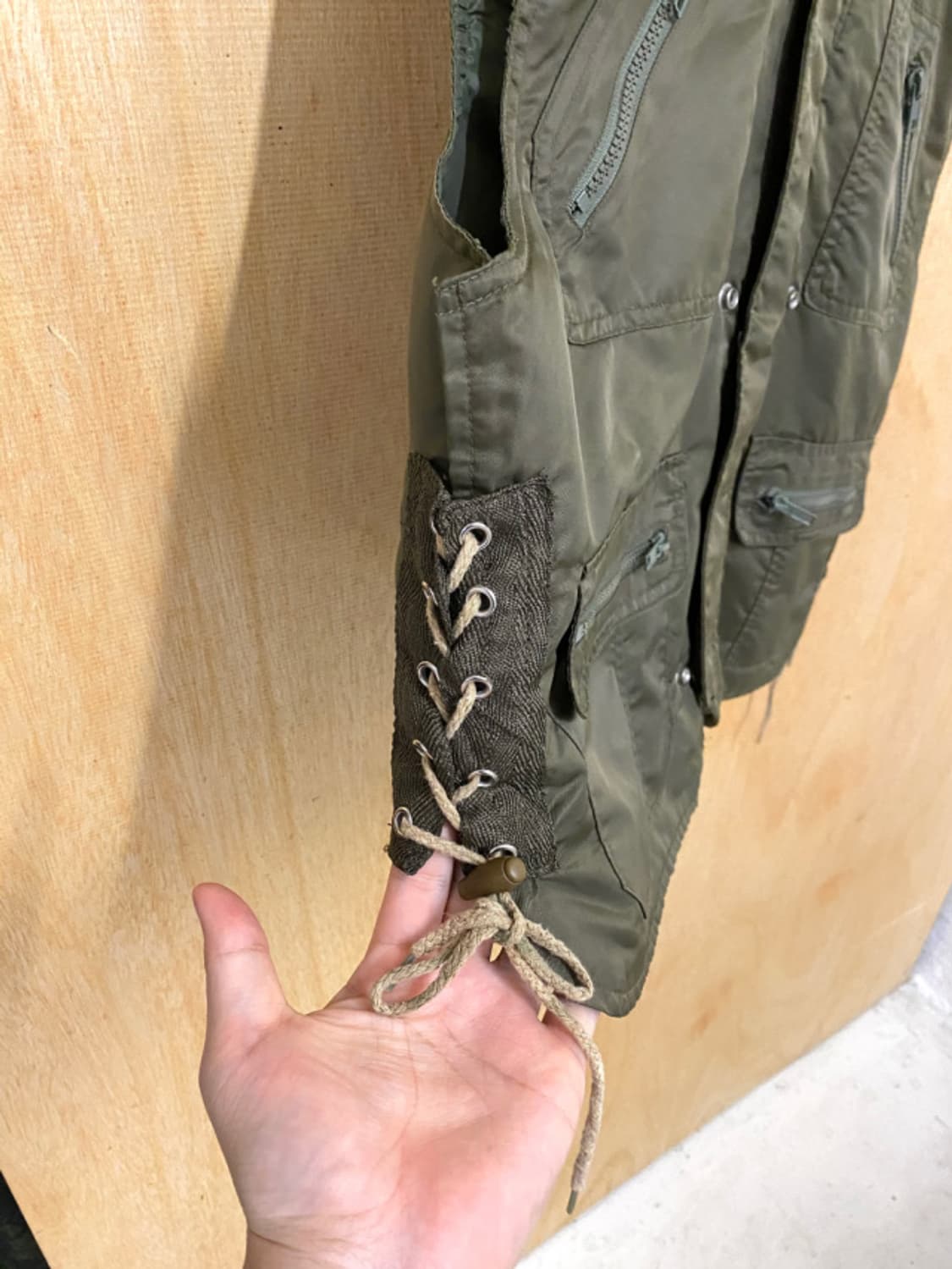 VTG lace-up tactical vest 상품이미지7