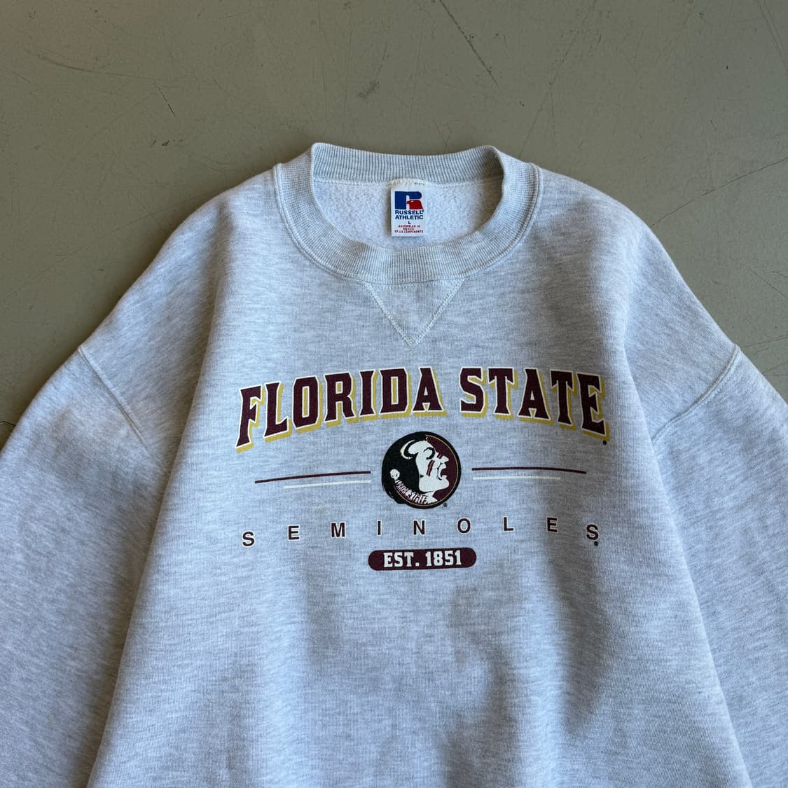 90s 러셀 크루넥 스웻셔츠 상품이미지3