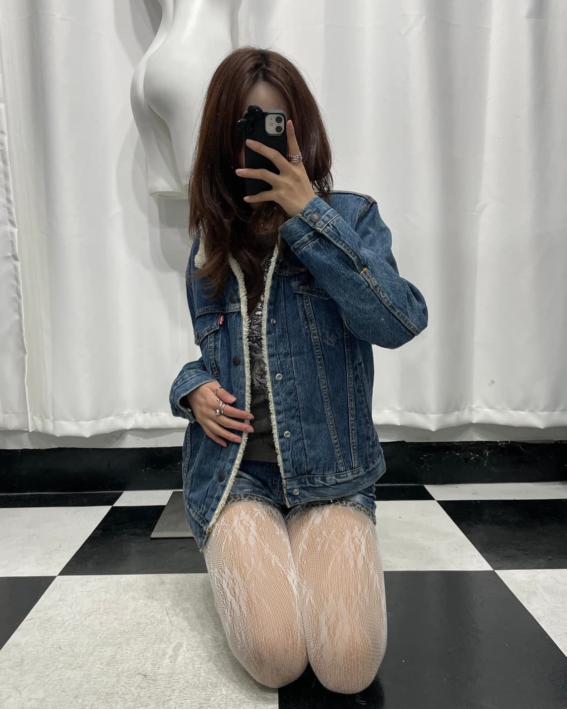 🎸Levi's 중청 데님 쉐르파 자켓🎸 상품이미지3