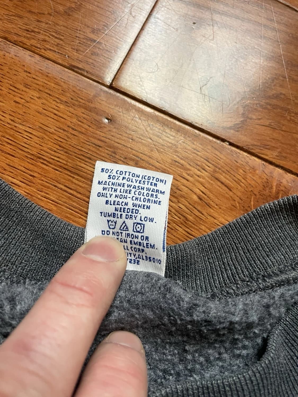 90s 러셀 애슬레틱 빈티지 그레이 맨투맨 상품이미지6