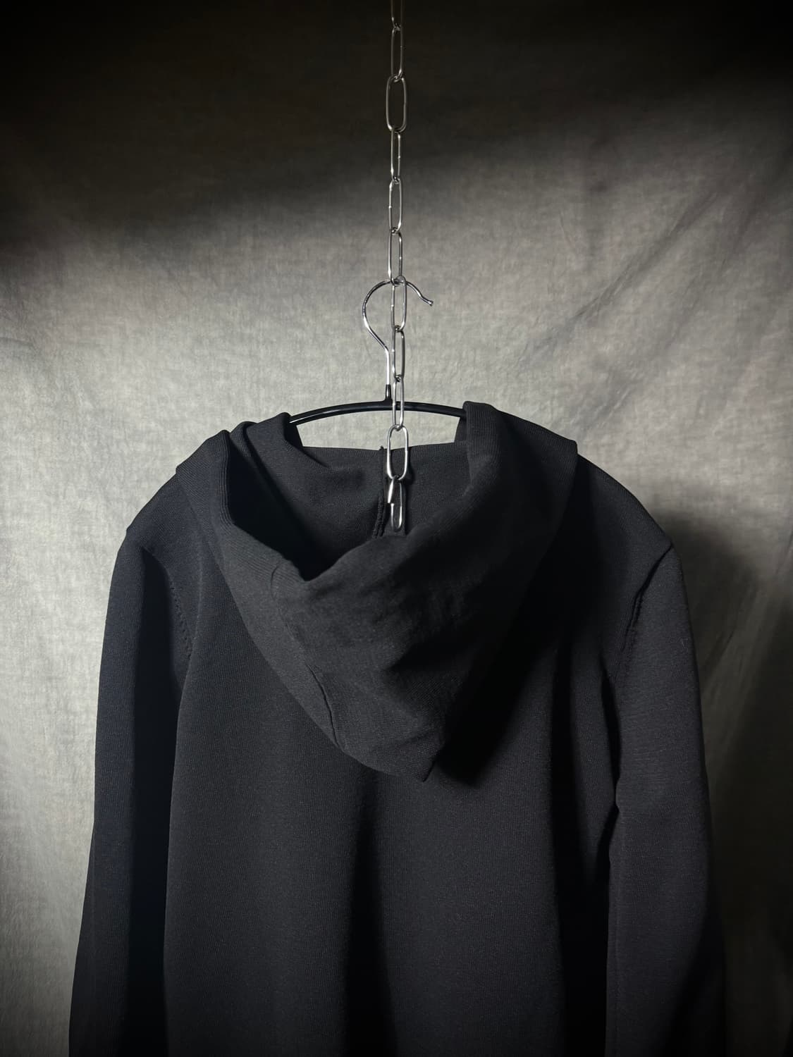 CIVARIZE Asymmetric Zip Long Hoodie Coat 상품이미지6