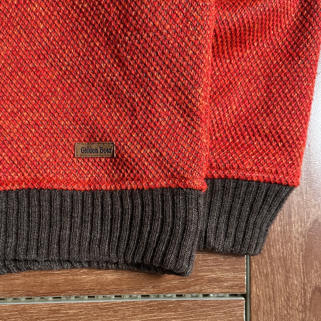 Golden bear quarter zip pullover sweater 상품이미지6