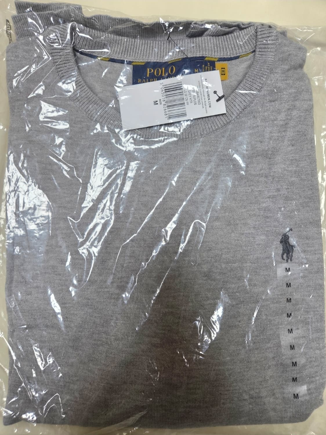 (새상품)폴로 랄프로렌 피마코튼 스웨터 M 상품이미지3