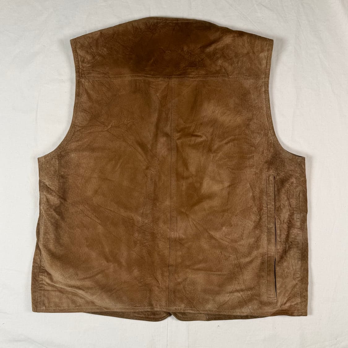 빈티지 스웨이드 가죽 조끼 베스트 상품이미지4
