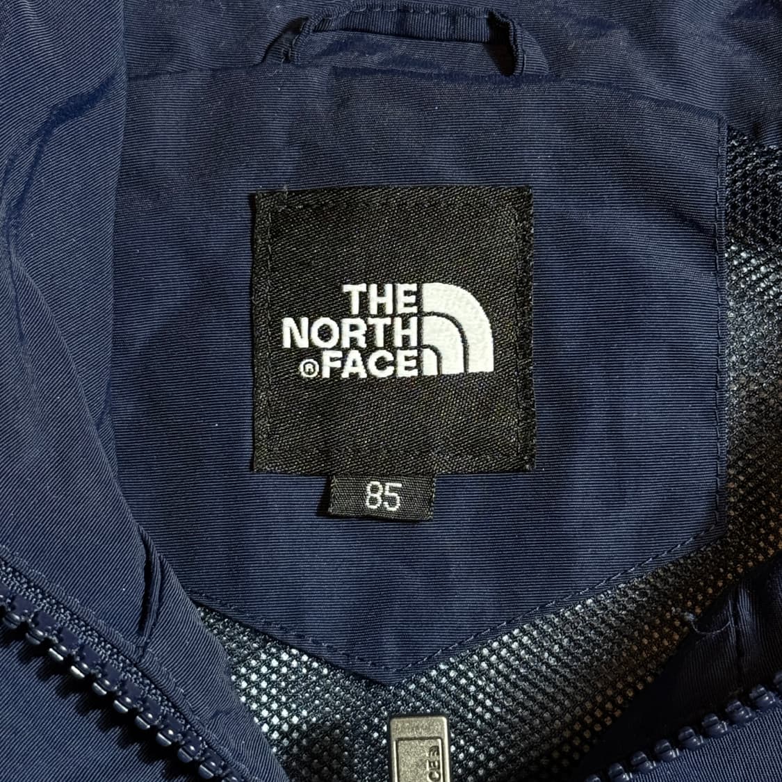 노스페이스 네이비 바람막이 후드 자켓 상품이미지4