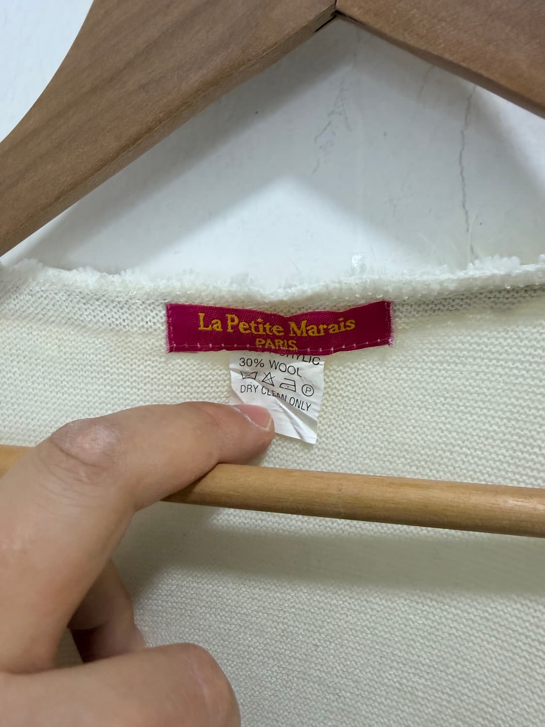 La Petite Marais 퍼 레이스 모리걸 니트 가디건 상품이미지5