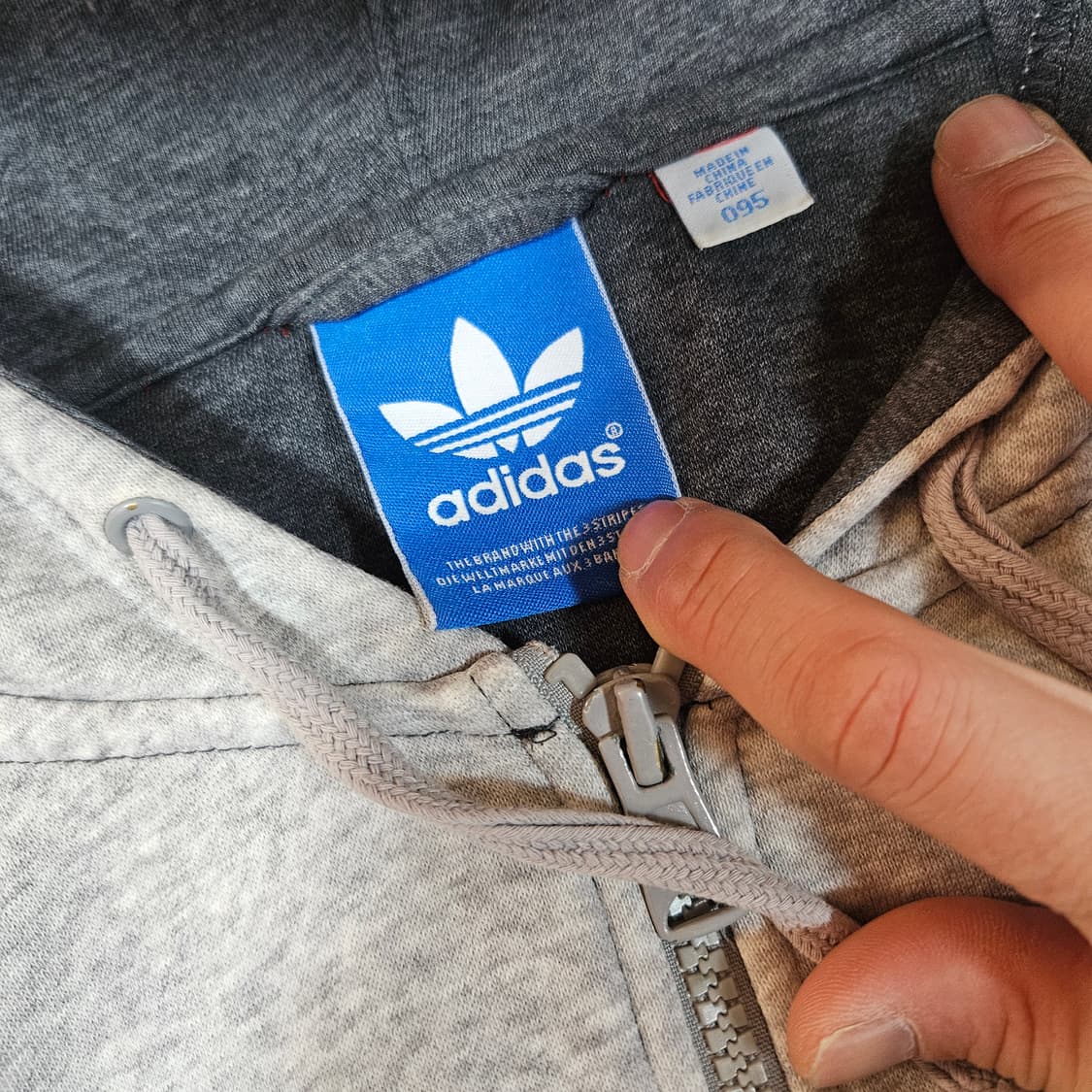 아디다스(Adidas) 파이어버드 컬러블럭 후드집업 M 상품이미지7