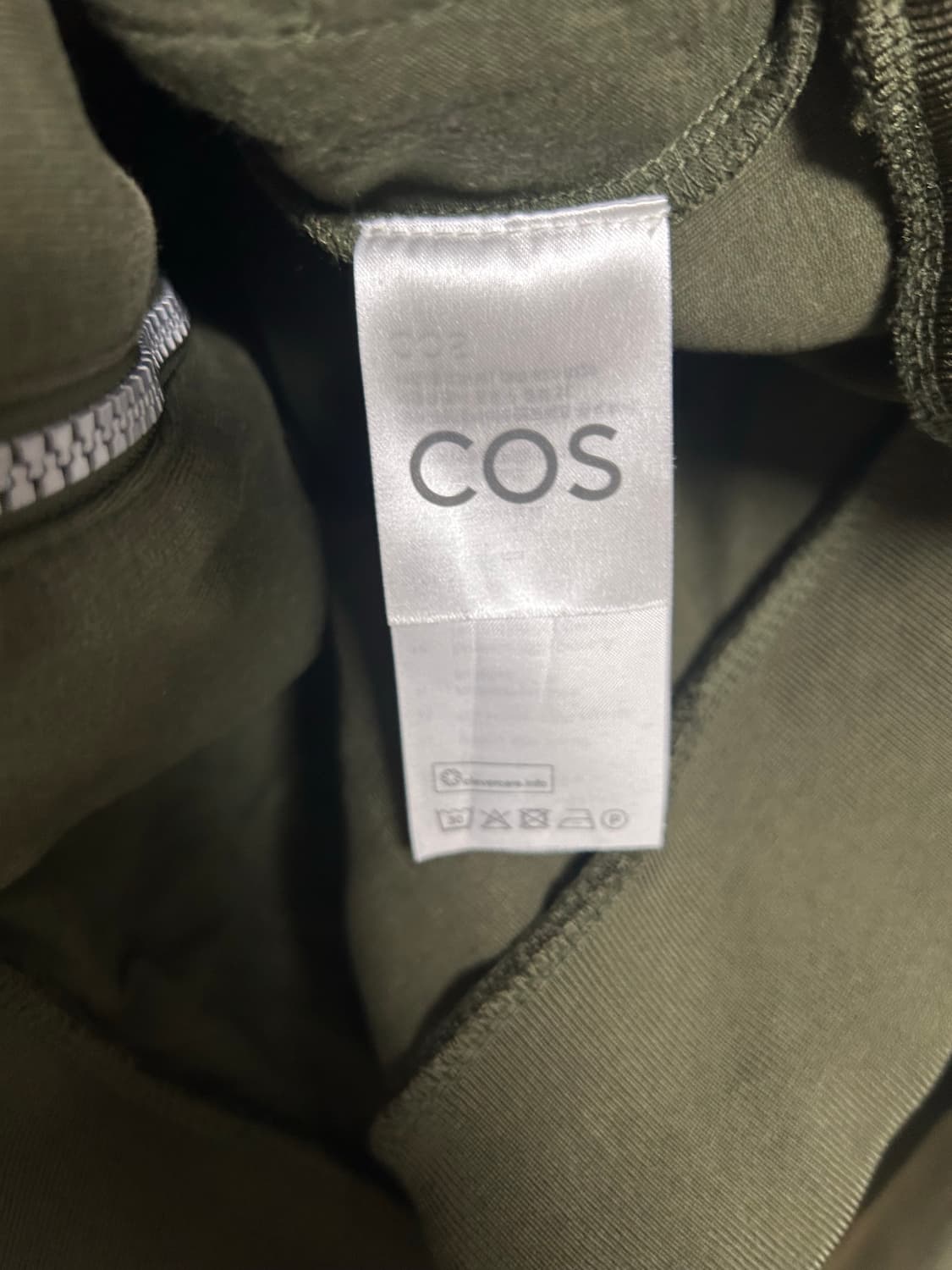 COS카키색 집업 S사이즈 팜 상품이미지4