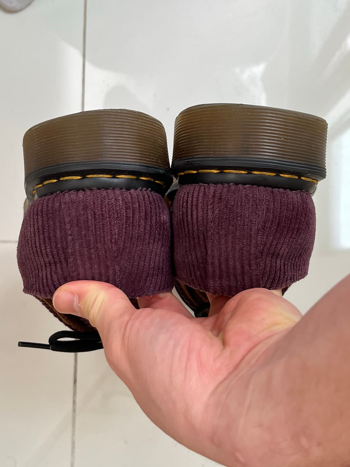 닥터마틴 1461 코듀로이 퍼플 상품이미지3