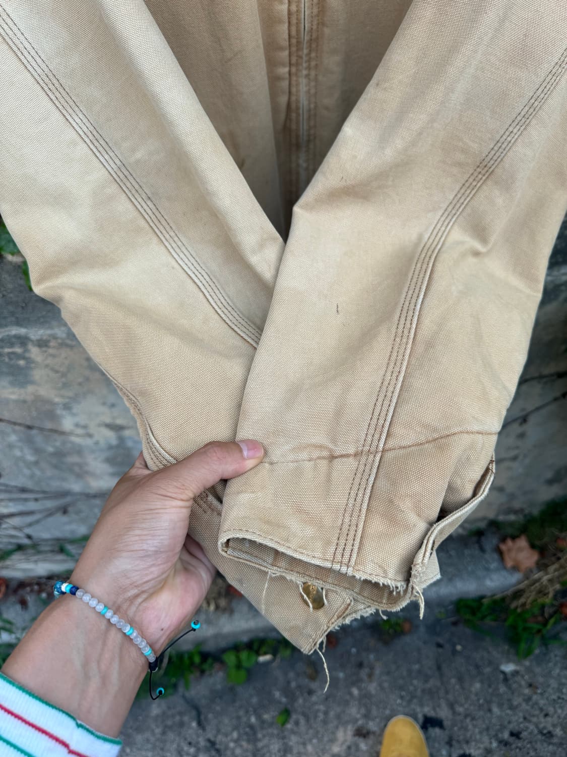 90s 칼하트 j01 브라운 빈티지 디트로이트 자켓  상품이미지6