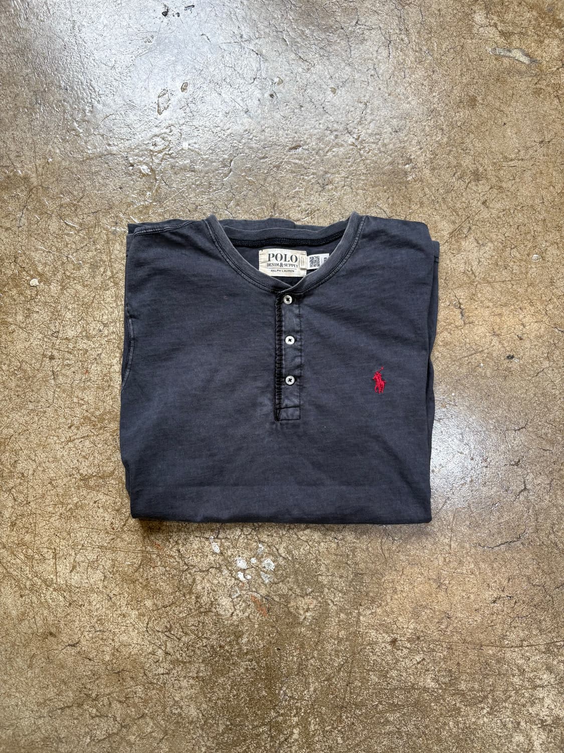 폴로 서플라이 페이딩 헨리넥 티셔츠 상품이미지1