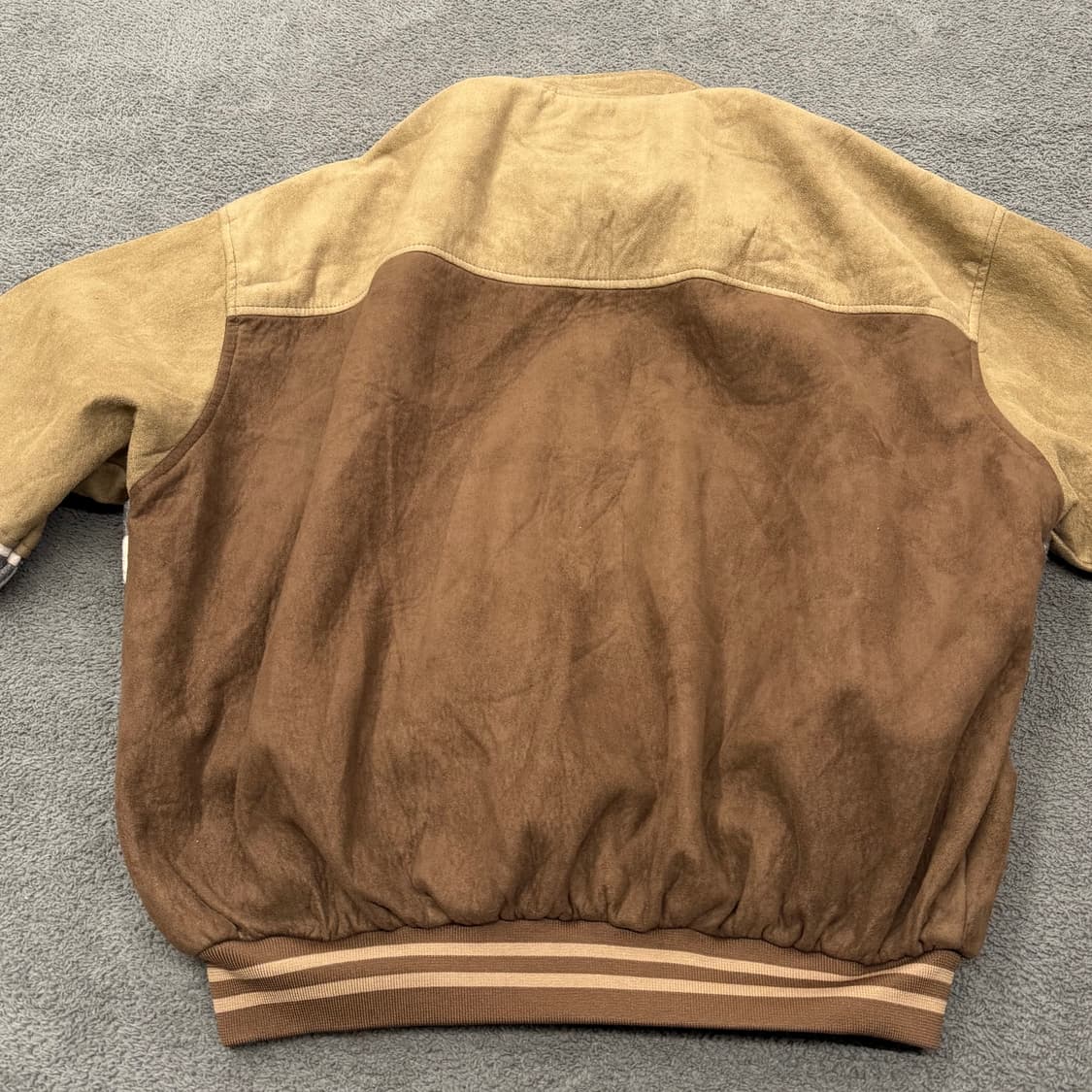 [정품] 빈티지 스웨이드 패턴 자켓 상품이미지4