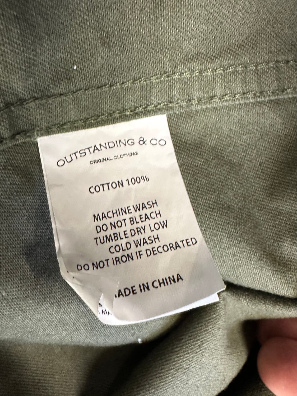 Outstanding & Co 카키 야상 L 상품이미지7