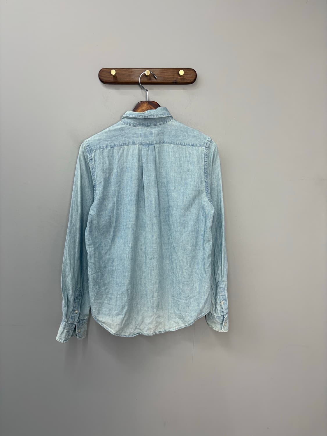 폴로랄프로렌 클래식핏 라이트워싱데님 셔츠 A2805 상품이미지4