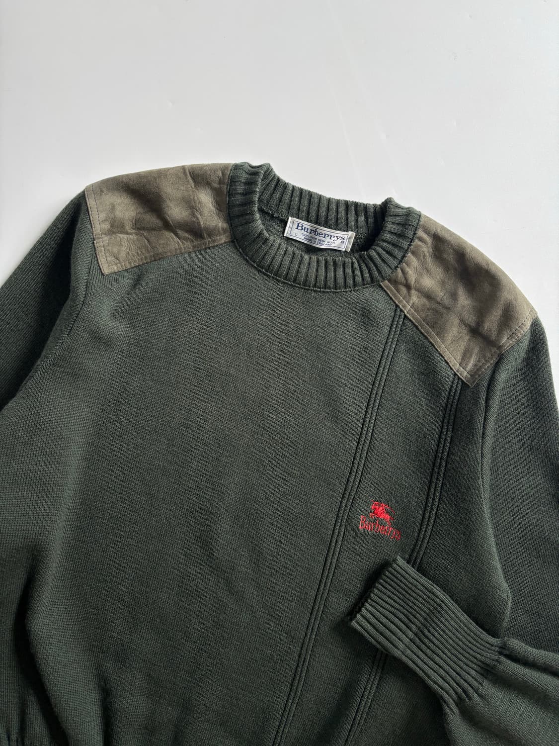 Burberry 버버리 90s 코만도 카키 니트 상품이미지3