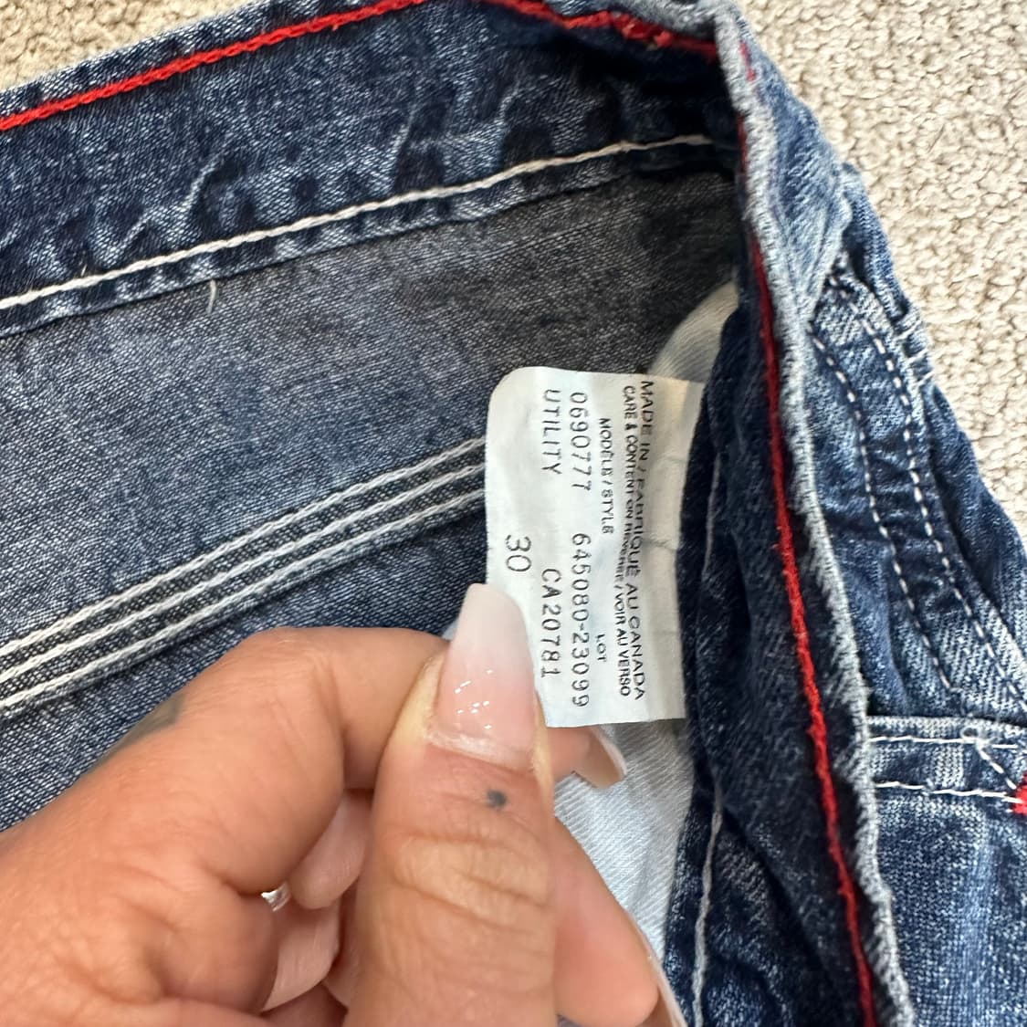 타미 타미진스 빈티지 데님 숏 팬츠(30) 상품이미지3