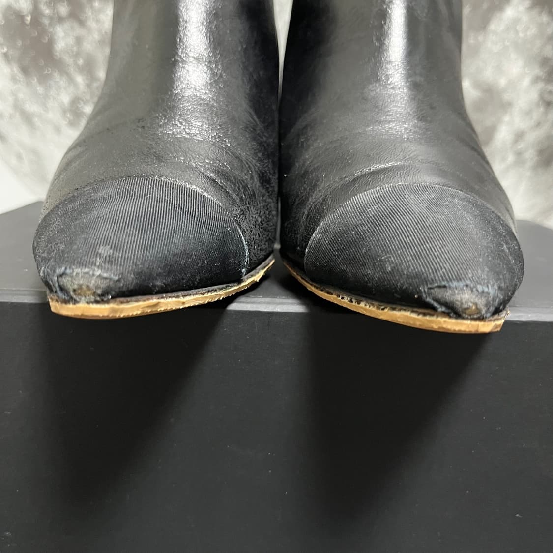 정품 37) 샤넬 CC 금장 로고 앵클 부츠 235~240 상품이미지4