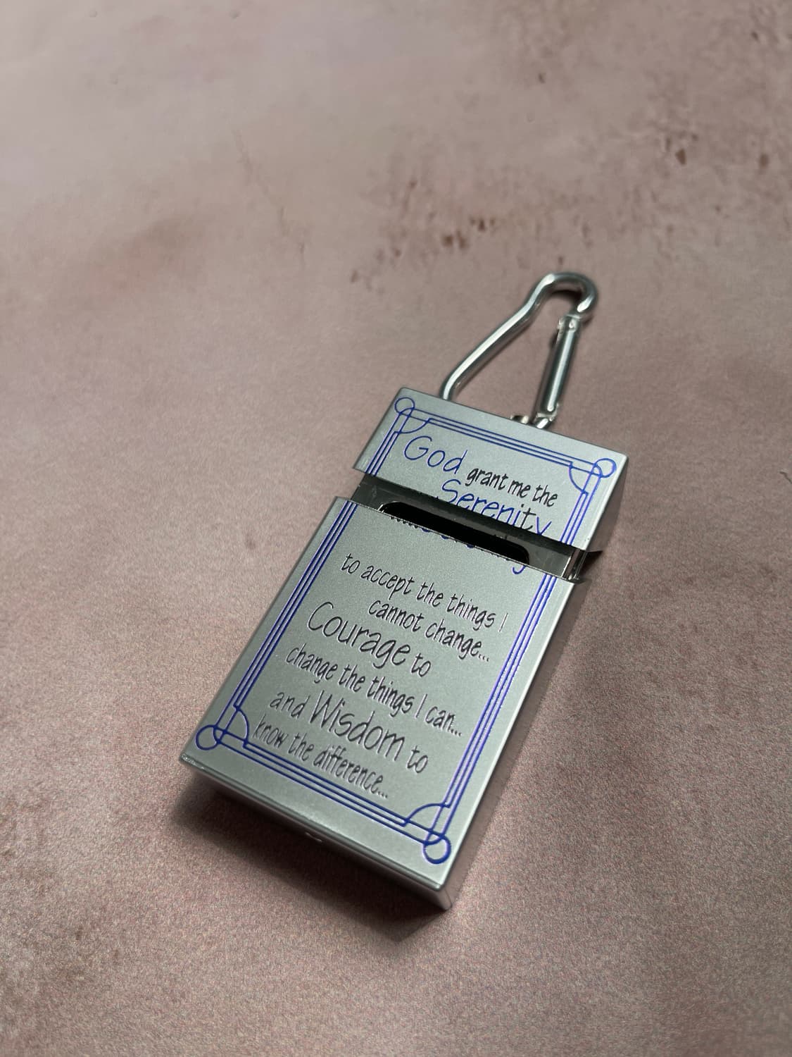 세레니티 프레이어 재떨이 메탈 키링 Retro Metal Keyring 상품이미지3