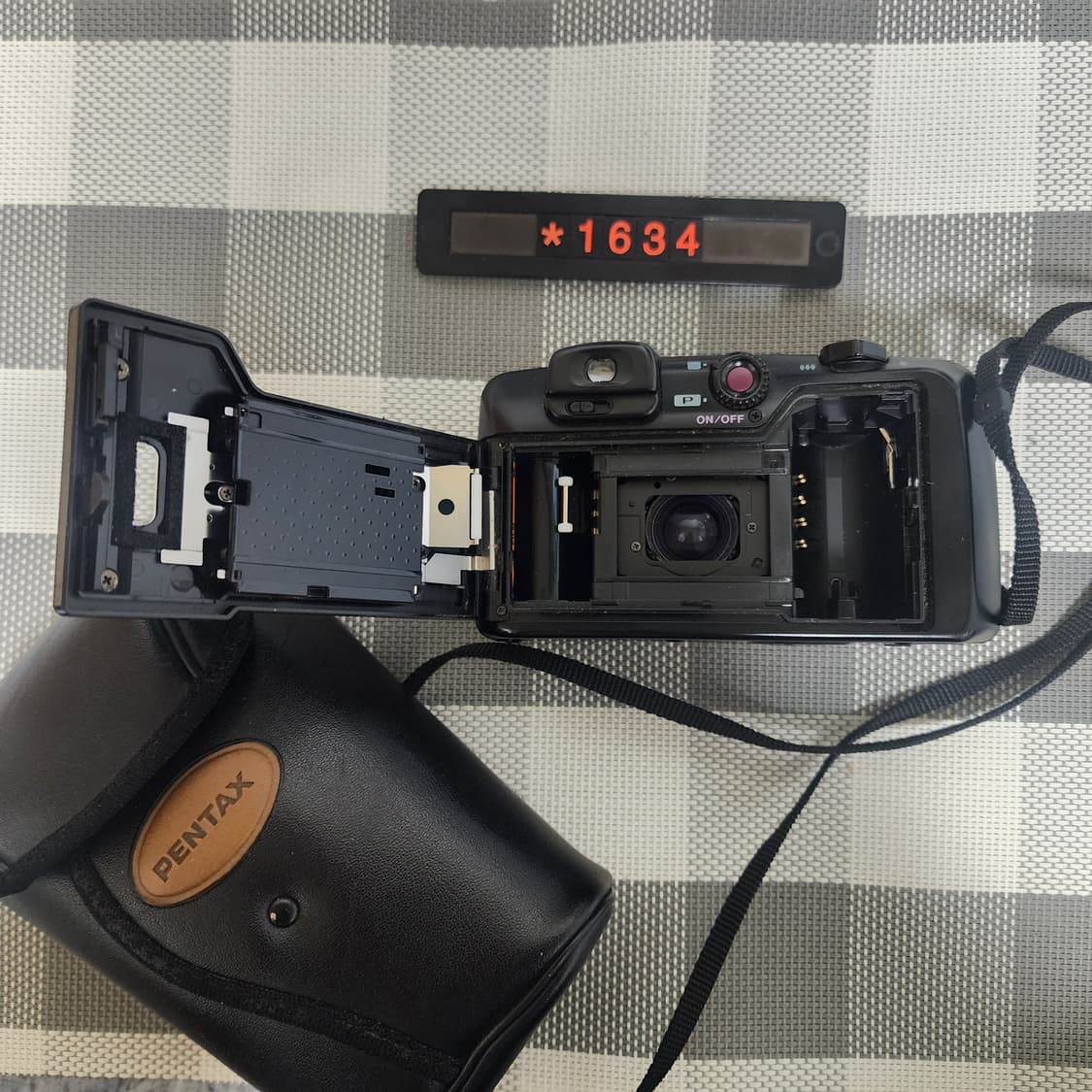 펜탁스 IQ 줌 115 데이터백 필름카메라 파우치포함 상품이미지5