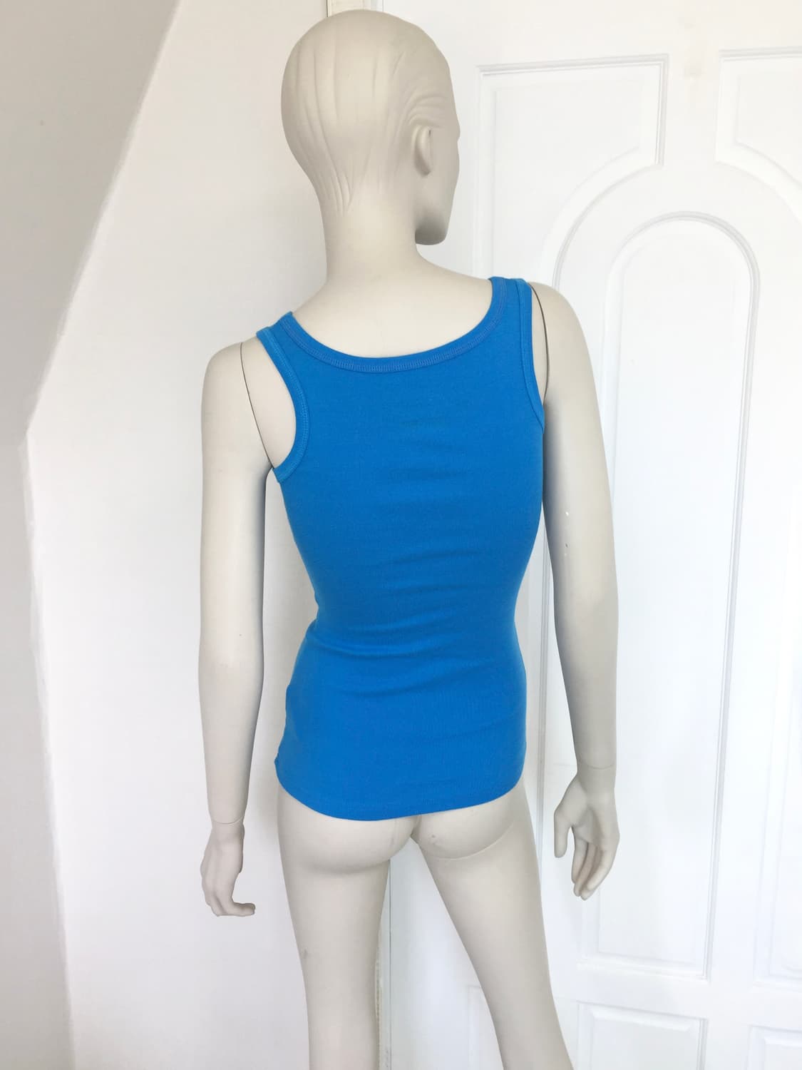 Antique Key Graphic Blue Tank Top 상품이미지4