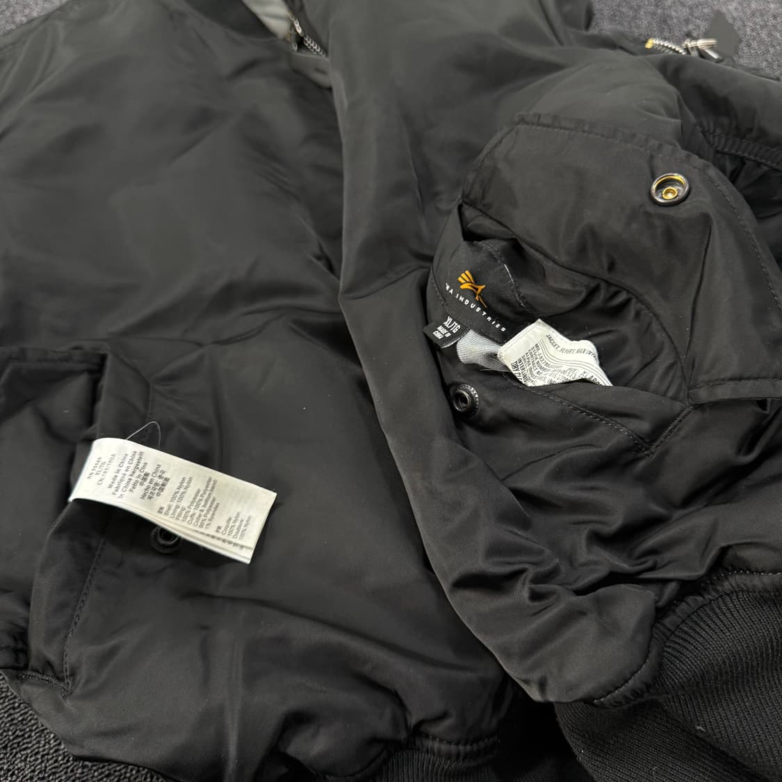 알파인더스트리 ma-1 리버시블 항공자켓 상품이미지10