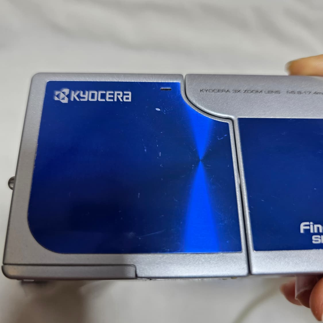 kyocera sl300r/희귀/블루/신형배터리/만능충전기/sd카드리더기 상품이미지3