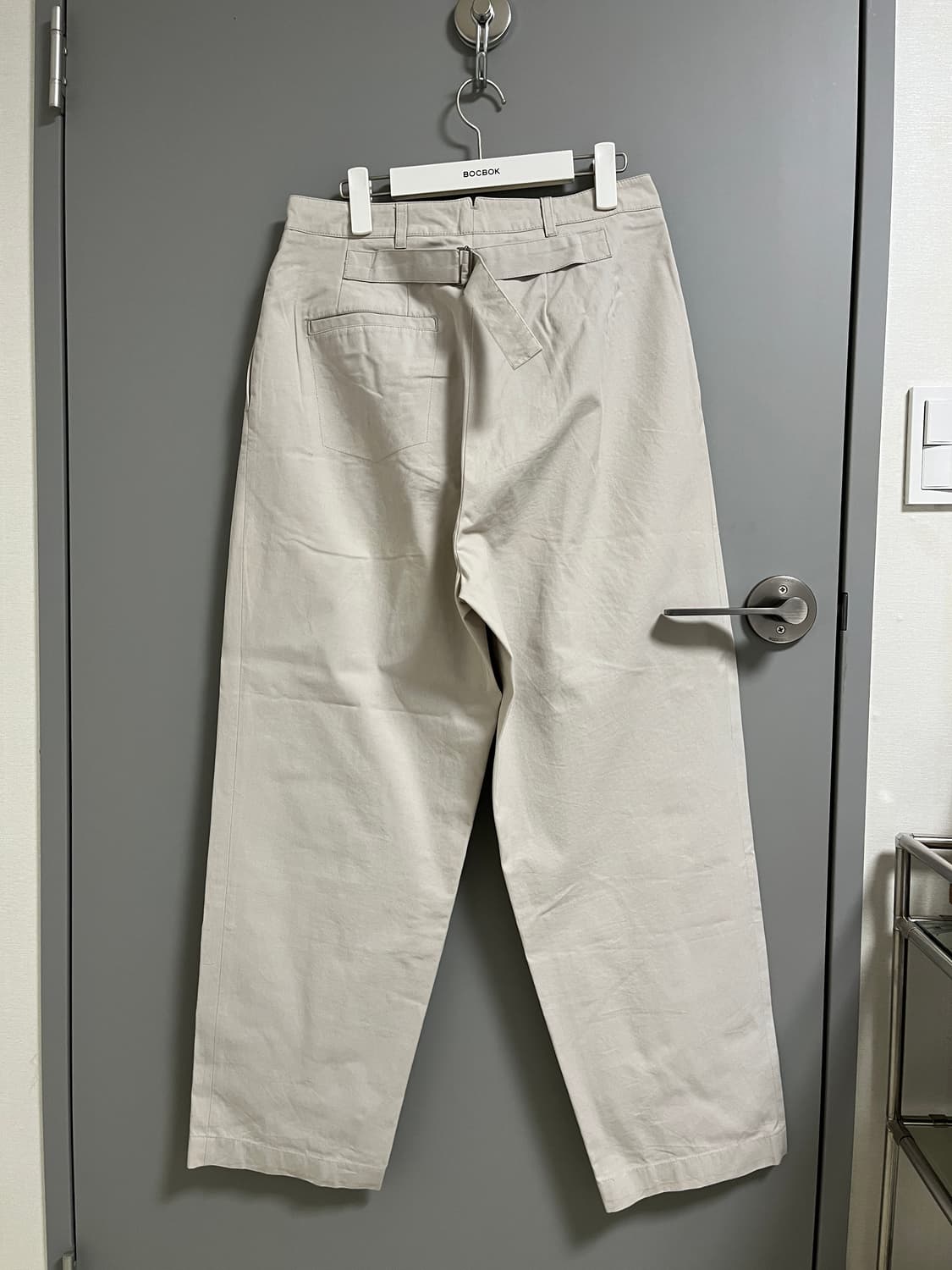 타일레 그레이 신치백 면바지 상품이미지3