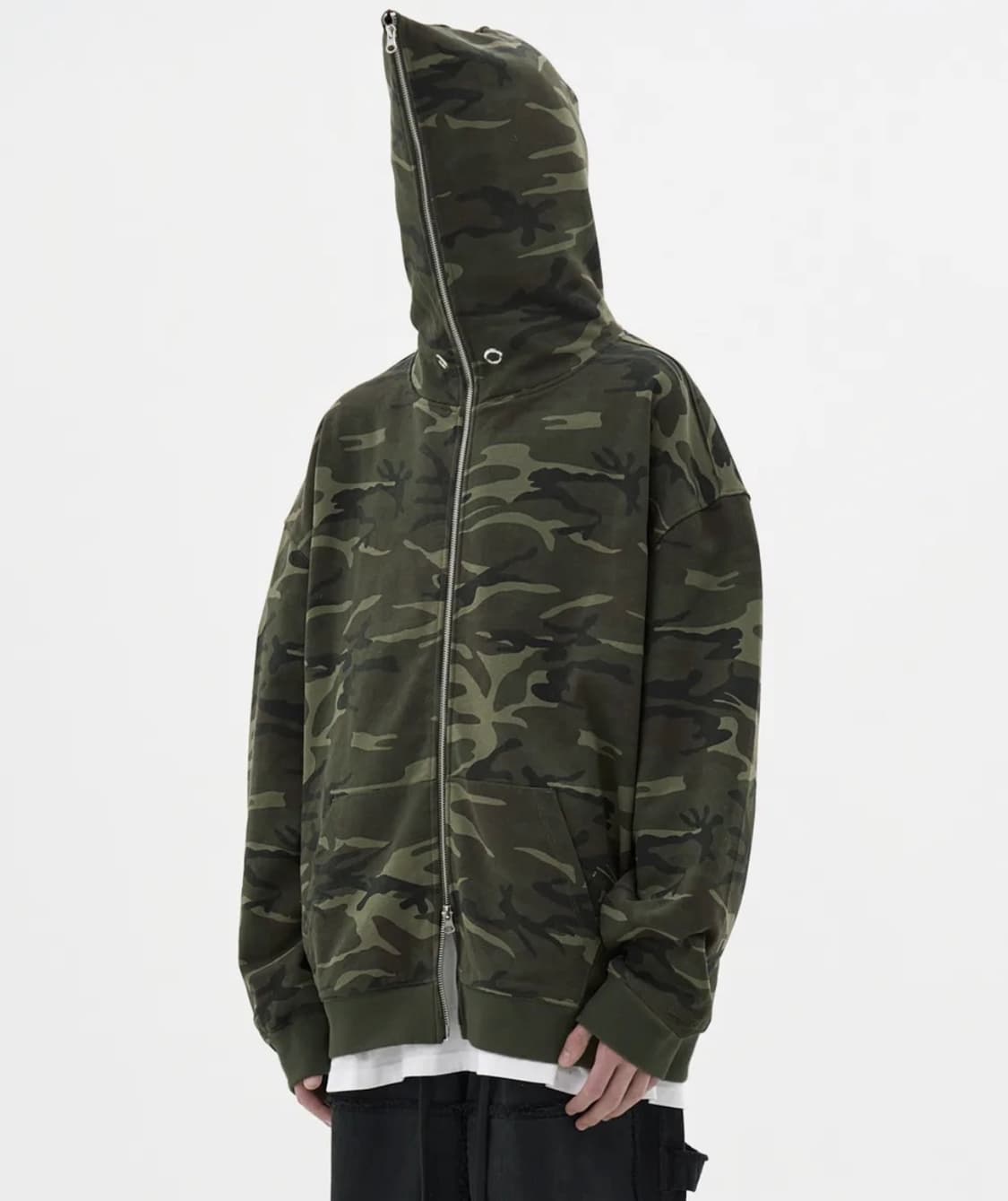 테이크이지  카모 후드집업 기모버전 상품이미지1