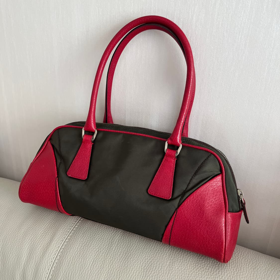 프라다 빈티지 백 바게트백 상품이미지2