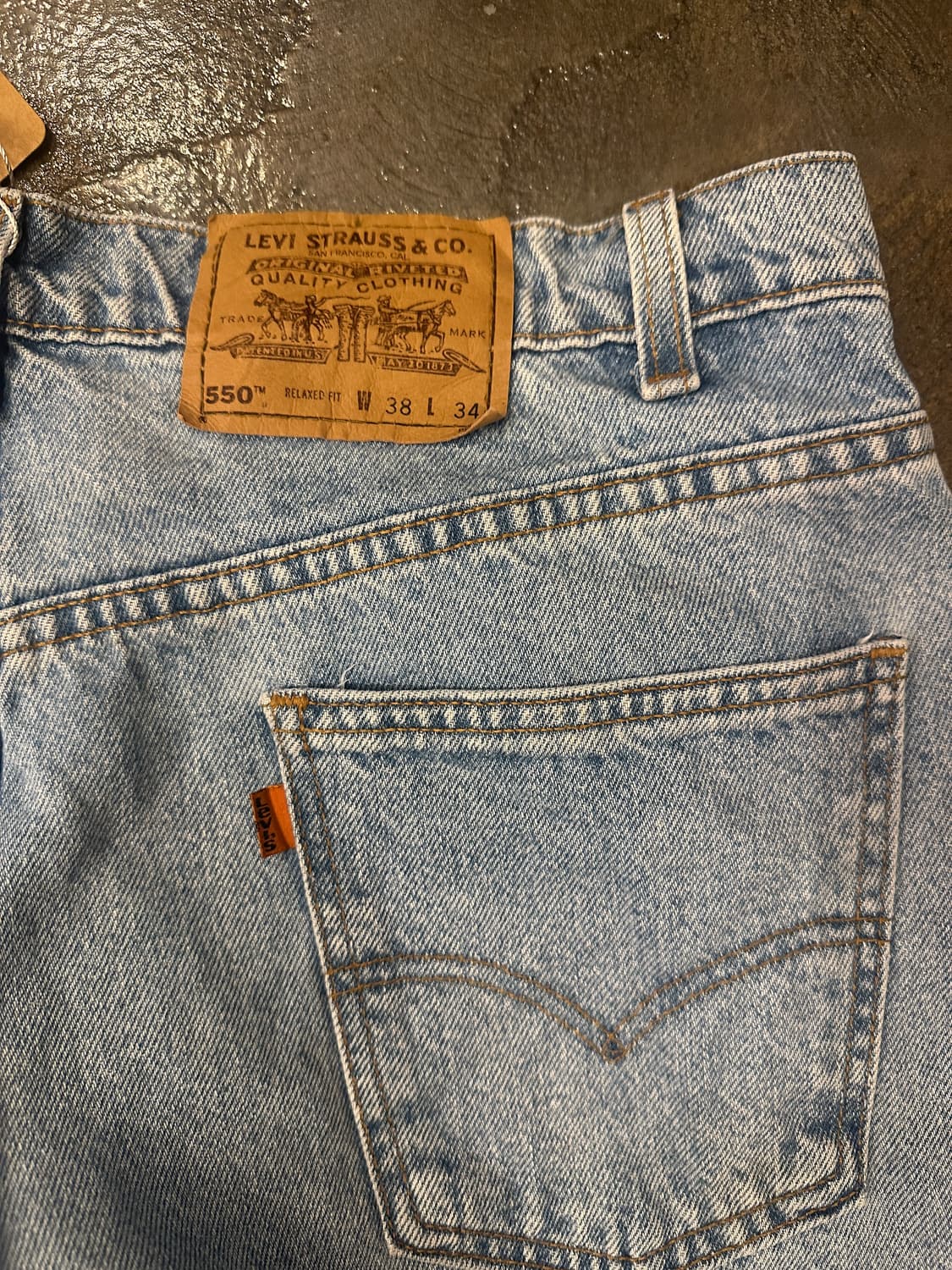 90s Levis  리바이스 오렌지탭 550 W38 L34 상품이미지6
