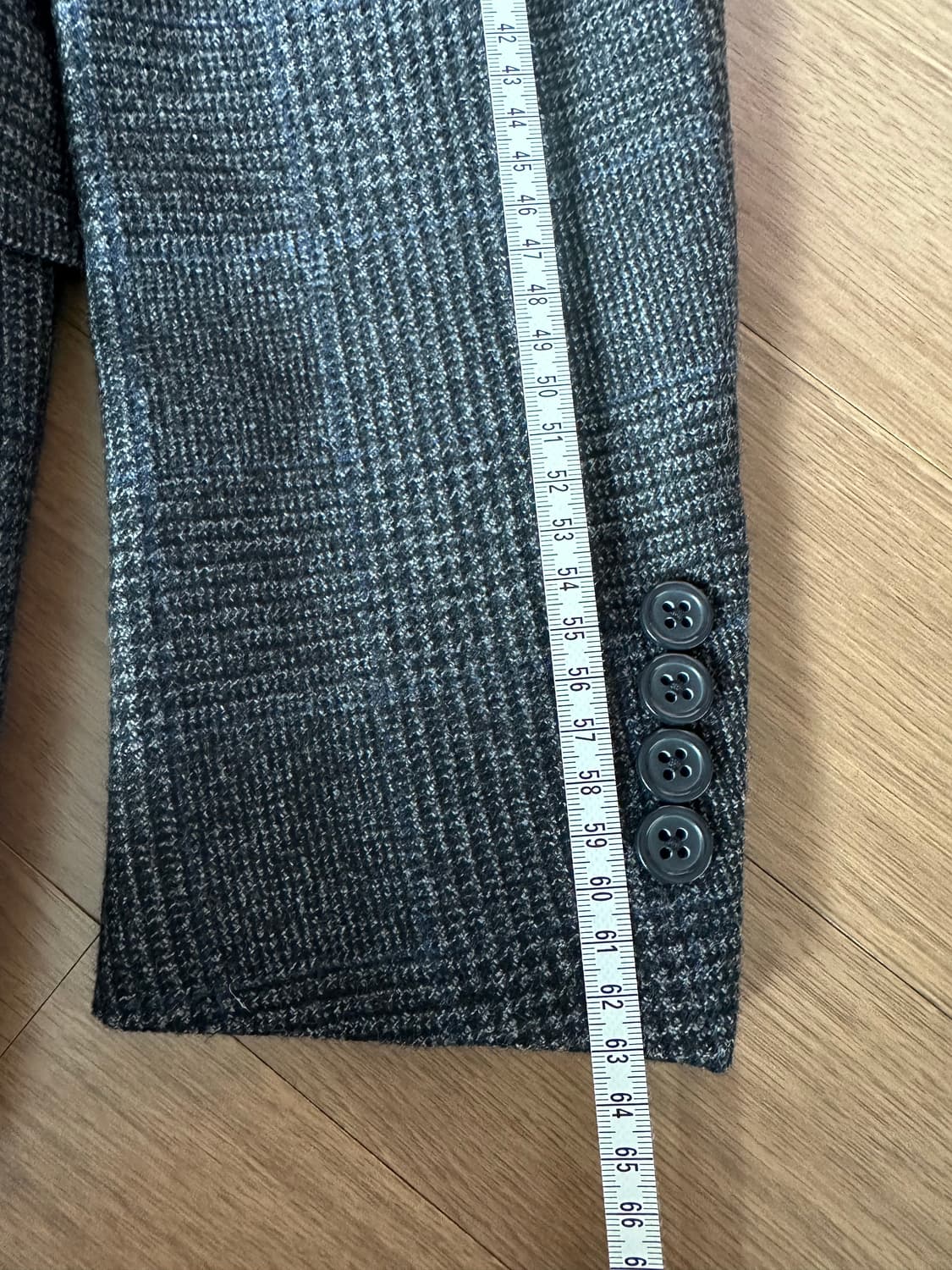 폴로 랄프로렌 글렌체크 모직 자켓 커스텀핏 36s 상품이미지6