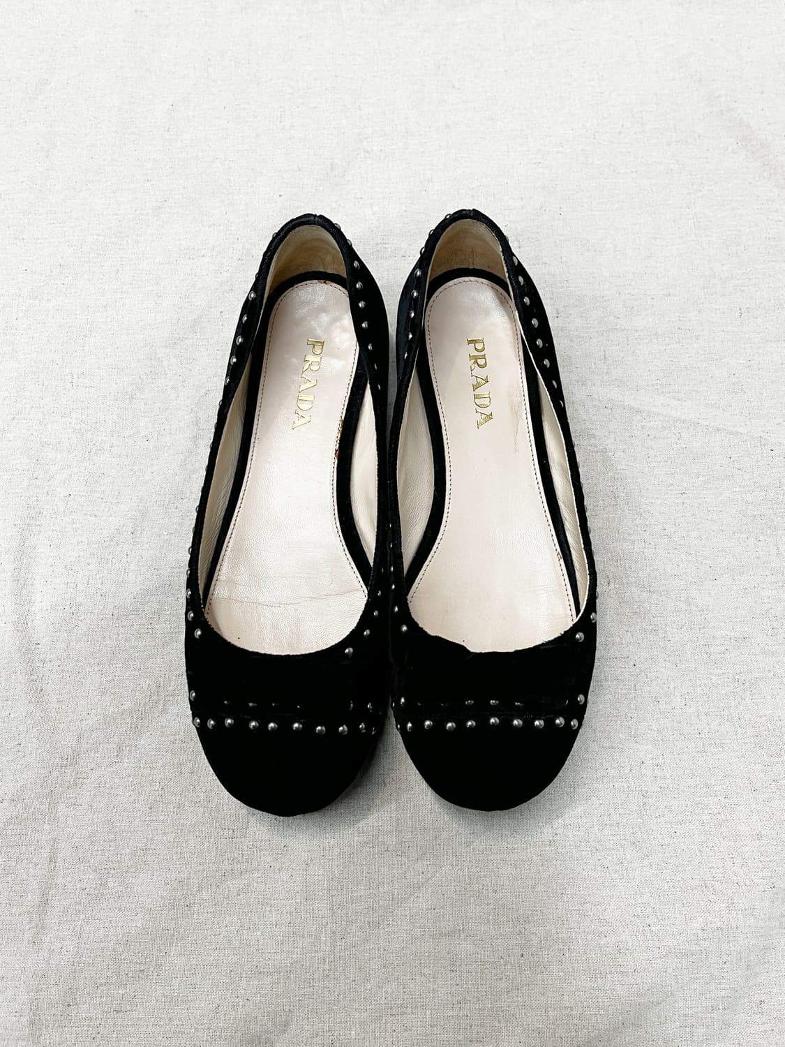 프라다 스터드 플랫슈즈 상품이미지3